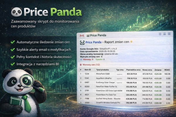 Price Panda - Monitoring Cen [Wersja PRO]